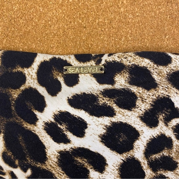 Sea Level Bikini Bottoms Leopard Print Size 12 - Picture 6 of 10